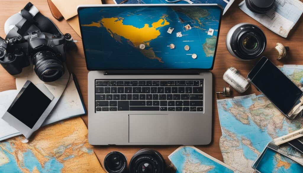 Gestione dei social media per travel blogger